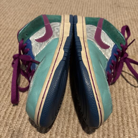 Women’s Nike SB 6.0 Dunk Low 2009 Zebra Purple Teal 314141-400 Sz 6 Skate Shoes - Picture 11 of 11